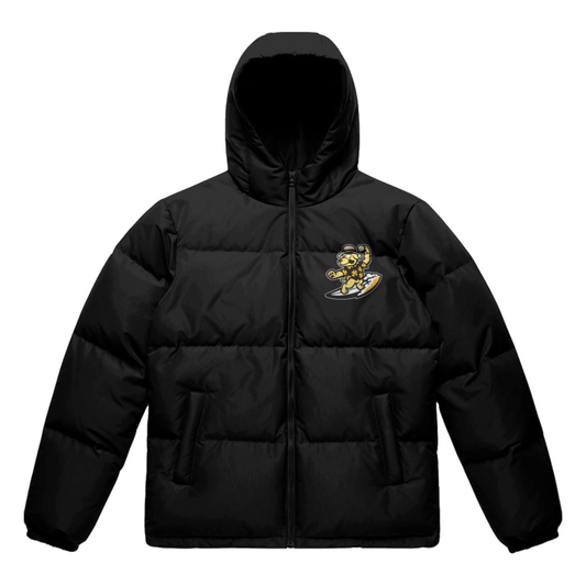 Adult YouthGold AS Colour Hooded Puffer Jacket