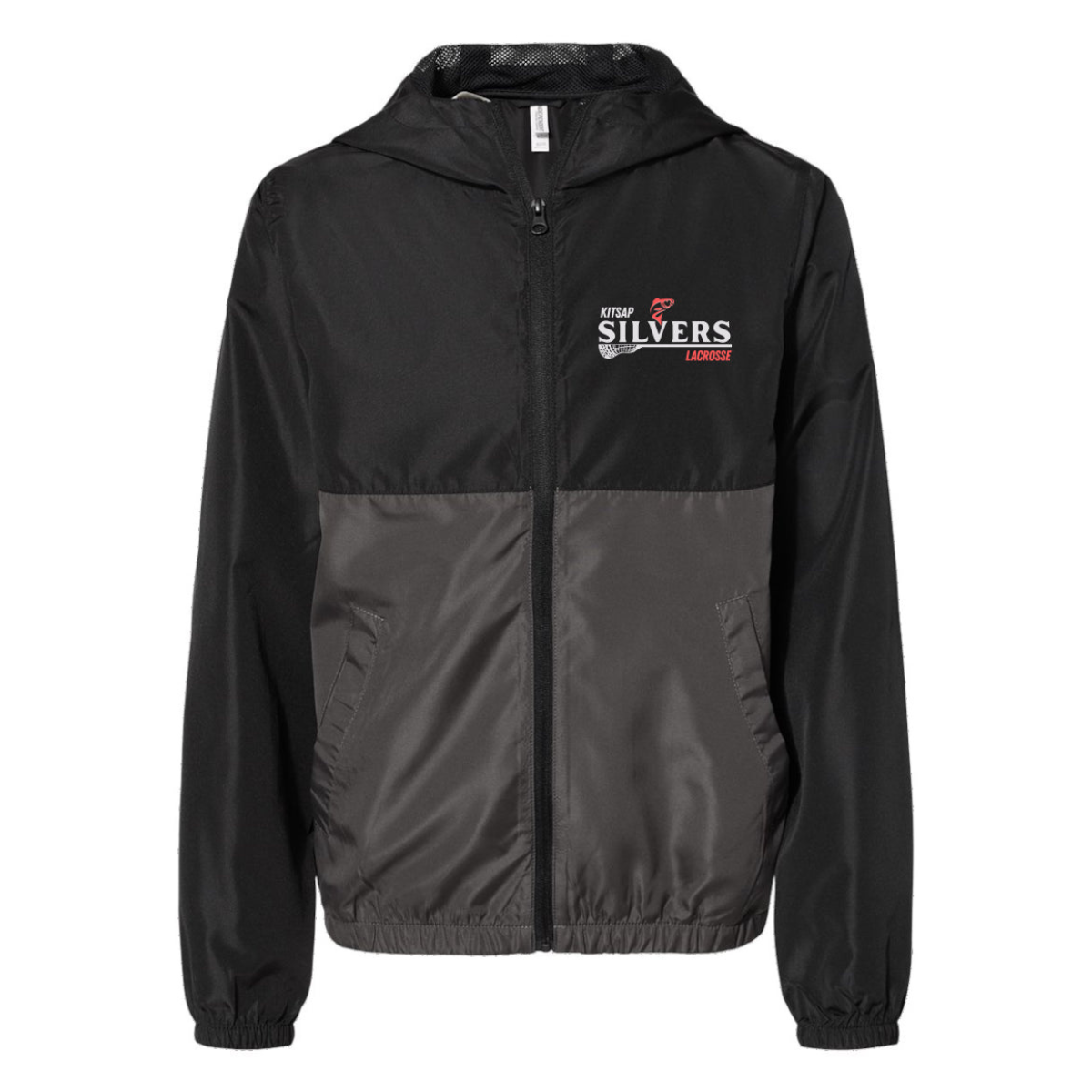 Youth Kitsap Silvers Lightweight Windbreaker Full-Zip Jacket