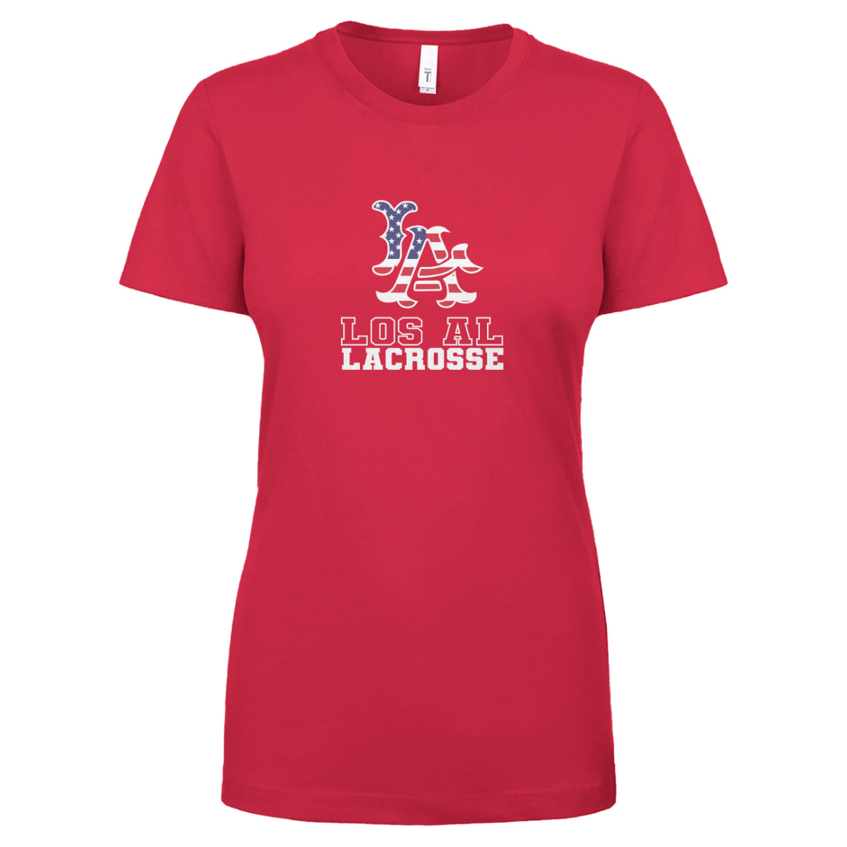Women's Los Al Lacrosse Next Level Ideal Crew T-Shirt
