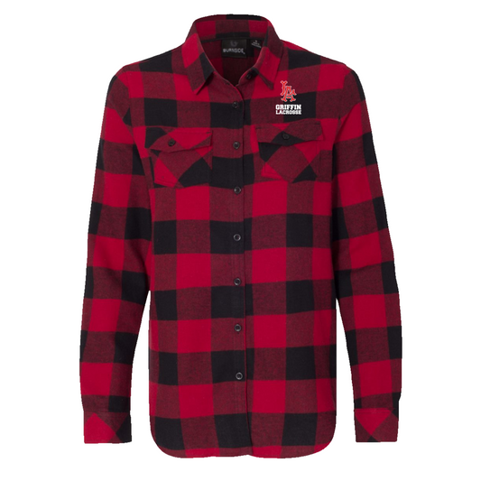 Women's Los Al Lacrosse Burnside Flannel Shirt