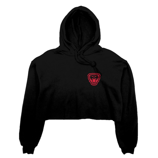 Women's Bartlett HS Lacrosse Bella + Canvas Cropped Hoodie