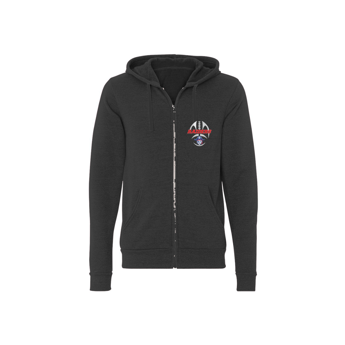 Adult Fairport Football and Cheer Triblend Full-Zip Hoodie