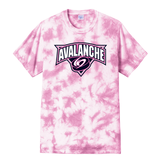 Adult North Jersey Avalanche Port & Company Crystal Tie-Dye T-Shirt