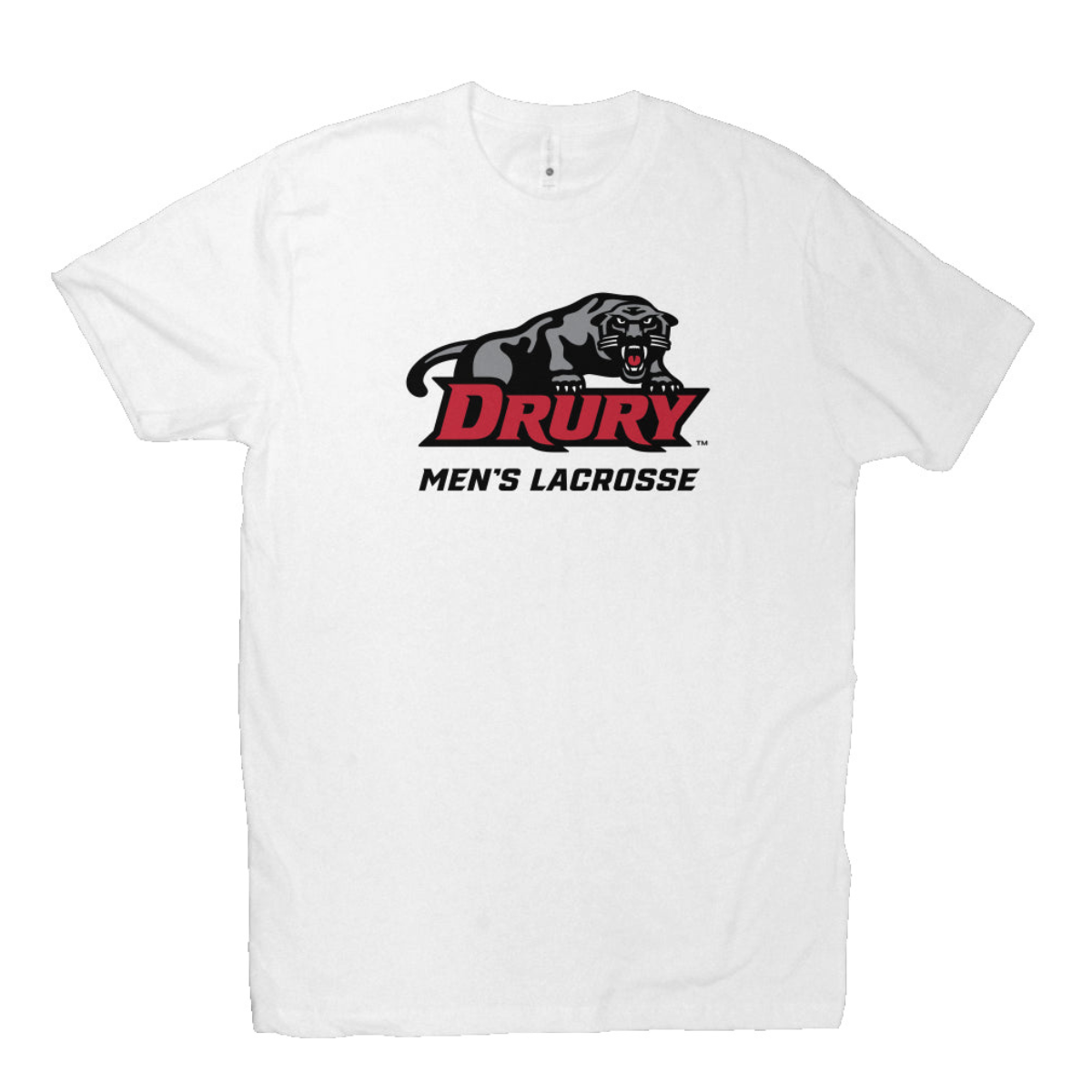 Adult Drury Lacrosse Next Level Cotton Crew T-Shirt