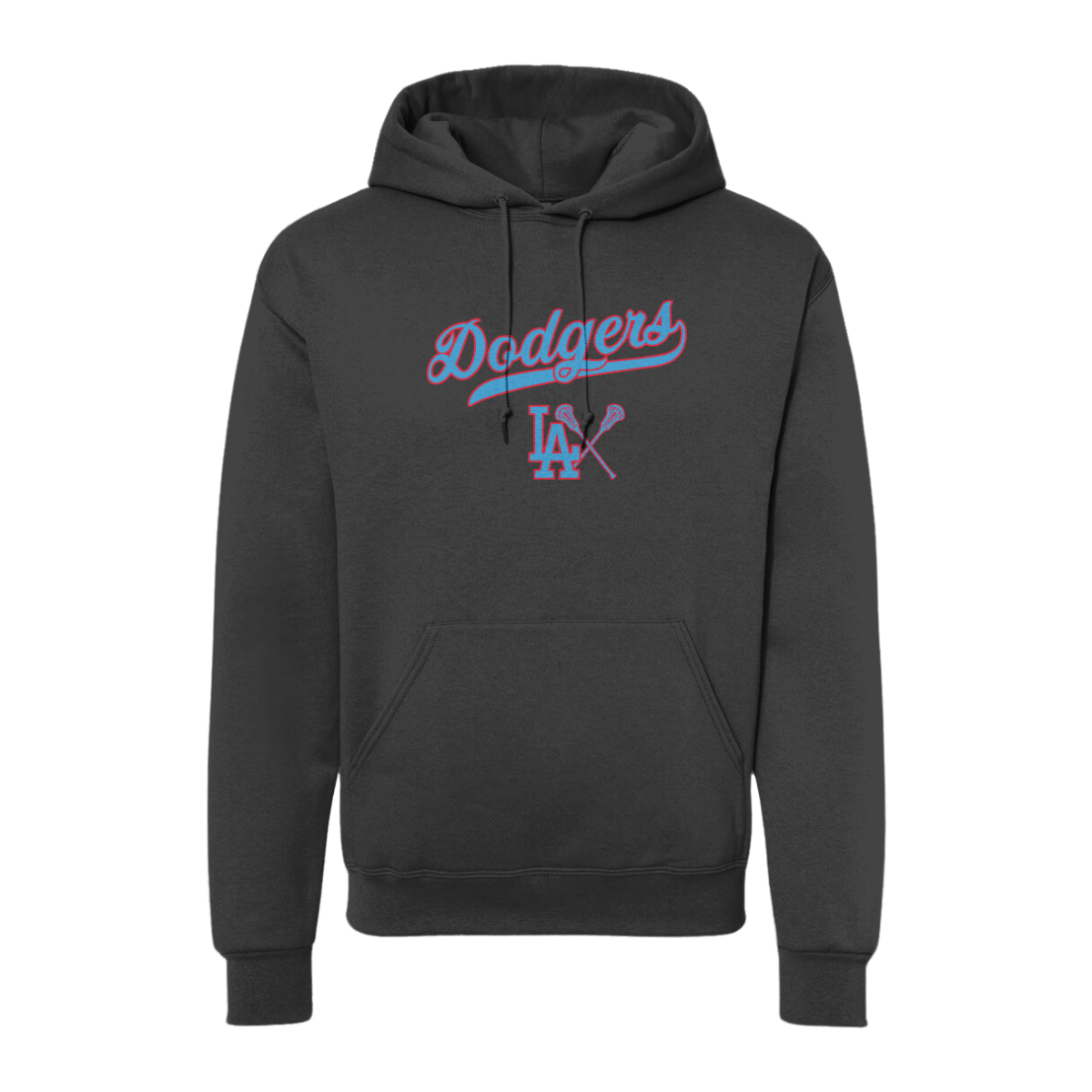 Adult Dodgers Jerzees Blend Hoodie