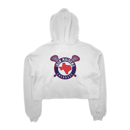 Women's Iron Maidens Crop Hoodie