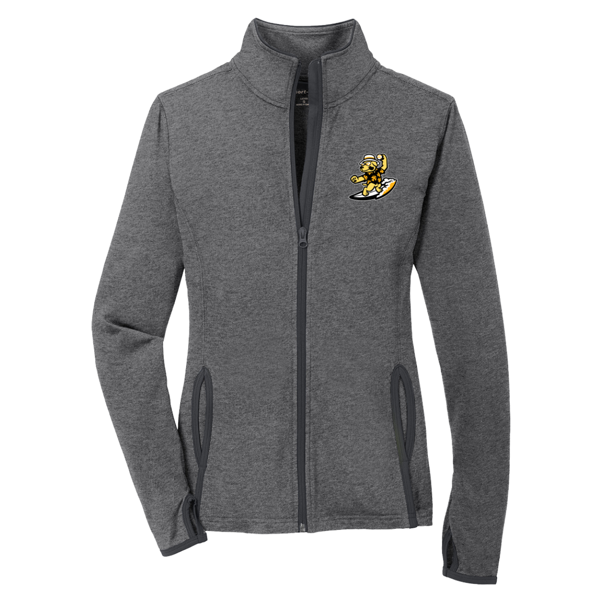Women's YouthGold Sport-Tek Sport-Wick Stretch Full Zip Jacket