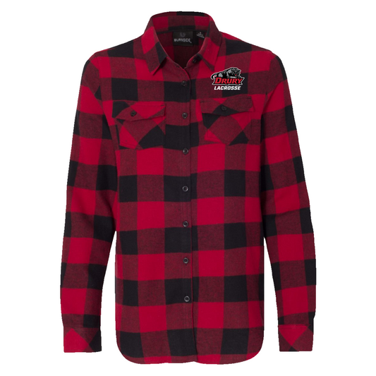 Women's Drury Lacrosse Burnside Flannel Shirt