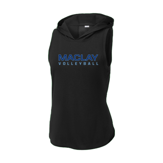 Women's Maclay Volleyball Sport-Tek Tri-Blend Hoodie Tank