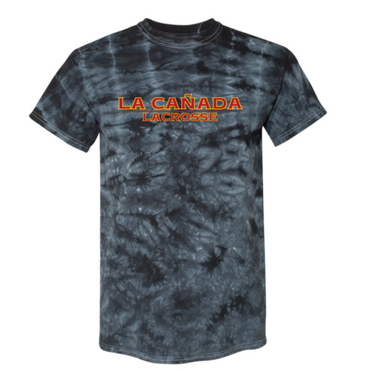 Adult La Cañada Black Crystal Tie-Dye T-Shirt