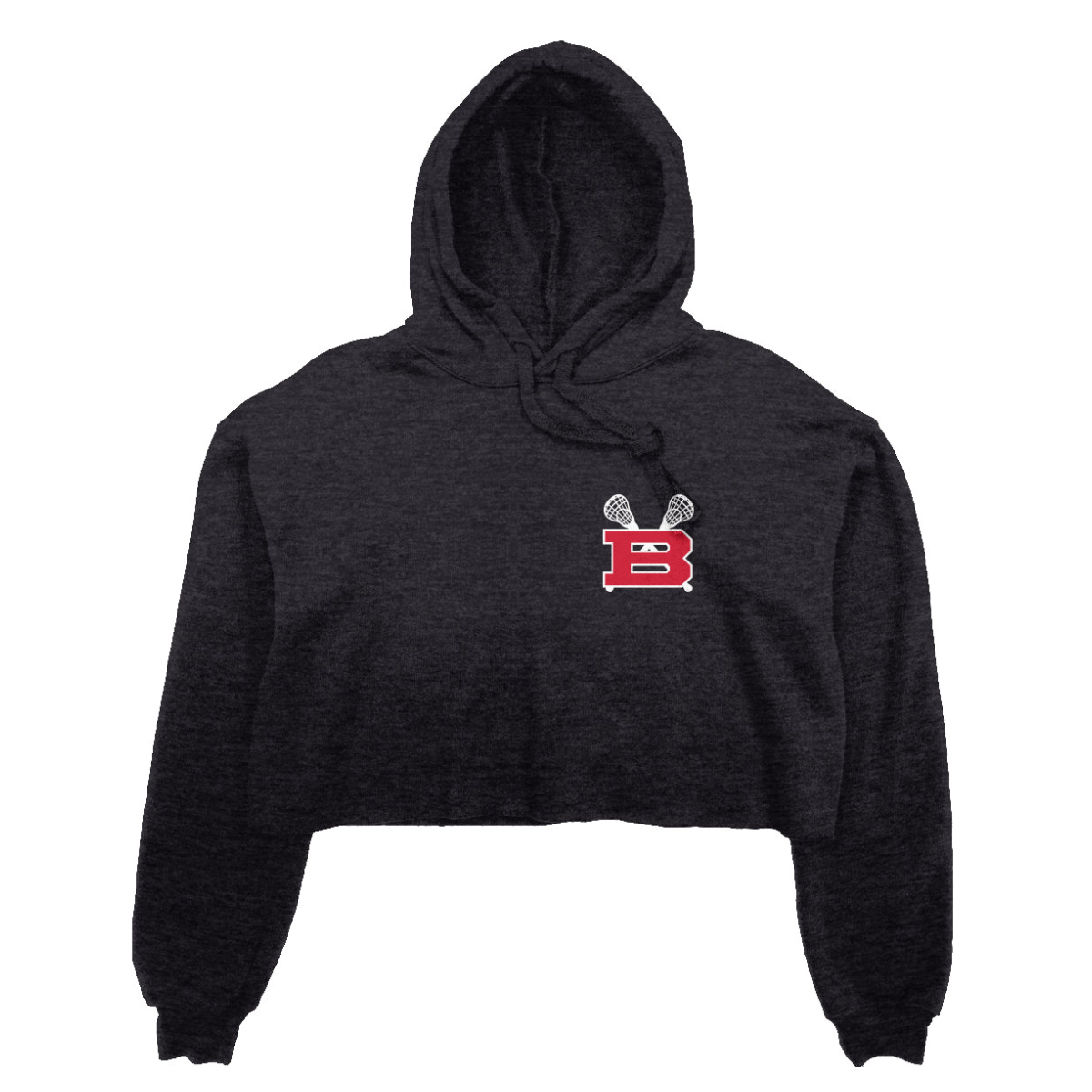 Women's Bartlett HS Lacrosse Bella + Canvas Cropped Hoodie