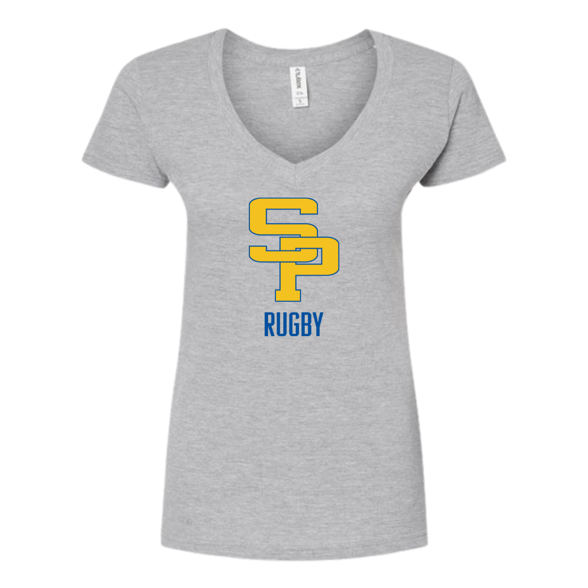 Women's St. Paul's Rugby Tultex V-Neck T-Shirt