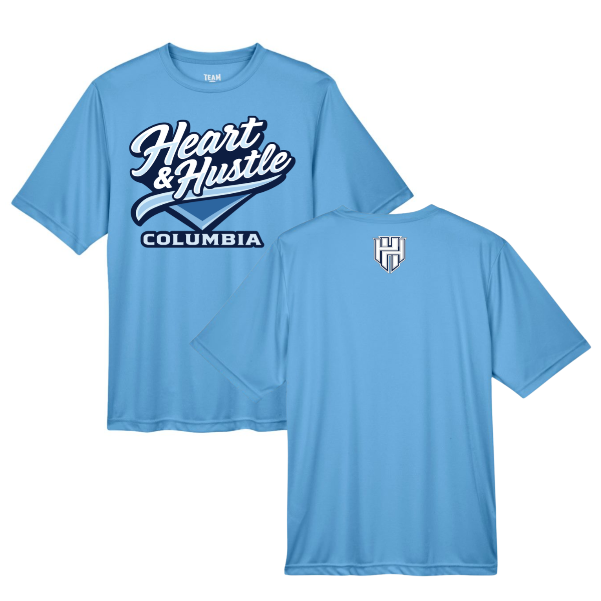 Adult Heart and Hustle Team 365 Zone Performance T-Shirt