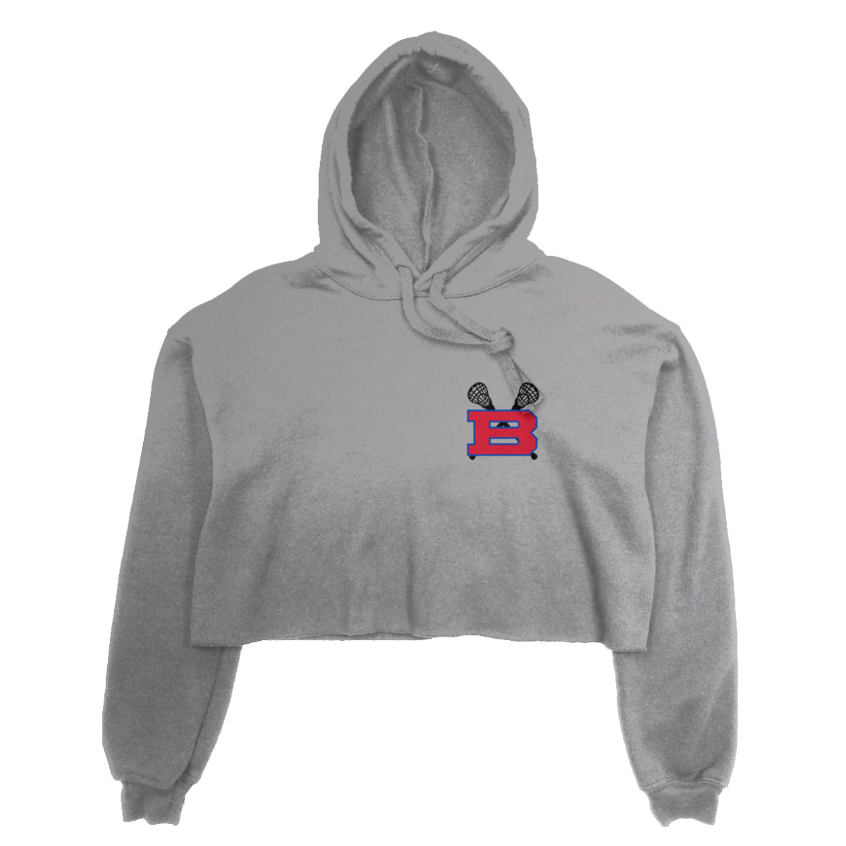 Women's Bartlett HS Lacrosse Bella + Canvas Cropped Hoodie