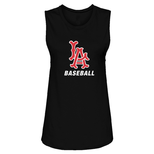 Women's Los Alamitos Baseball Bella + Canvas Jersey Muscle Tank