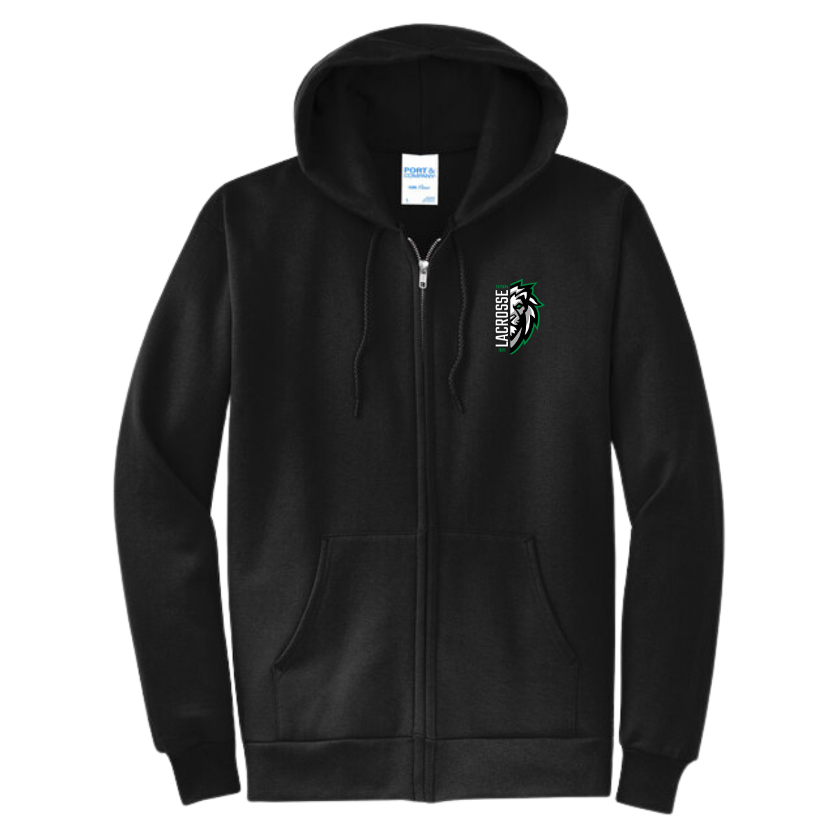 Adult Payson Lacrosse Port & Company Full Zip Hoodie