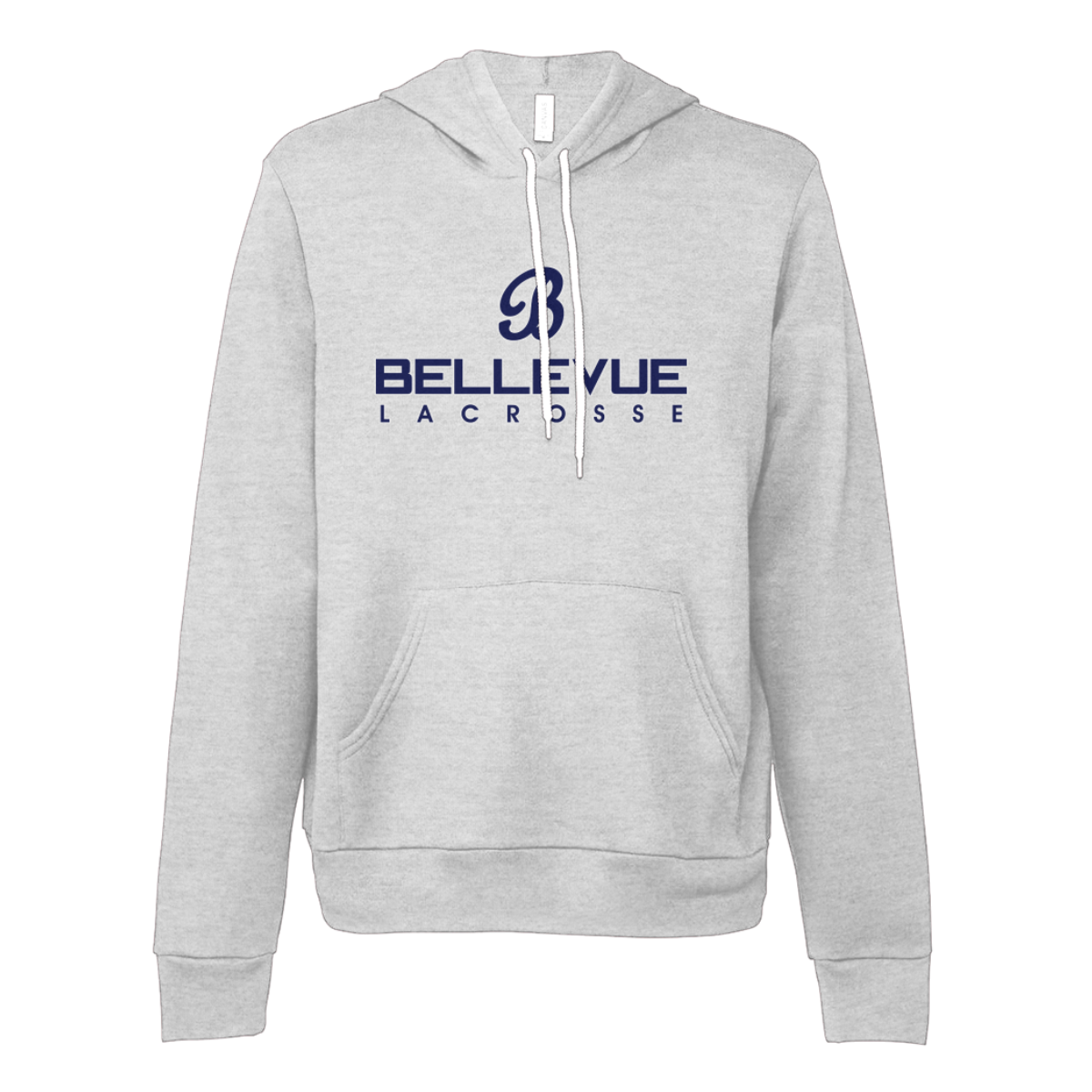 Adult Bellevue Lacrosse Bella + Canvas Sponge Fleece Hoodie