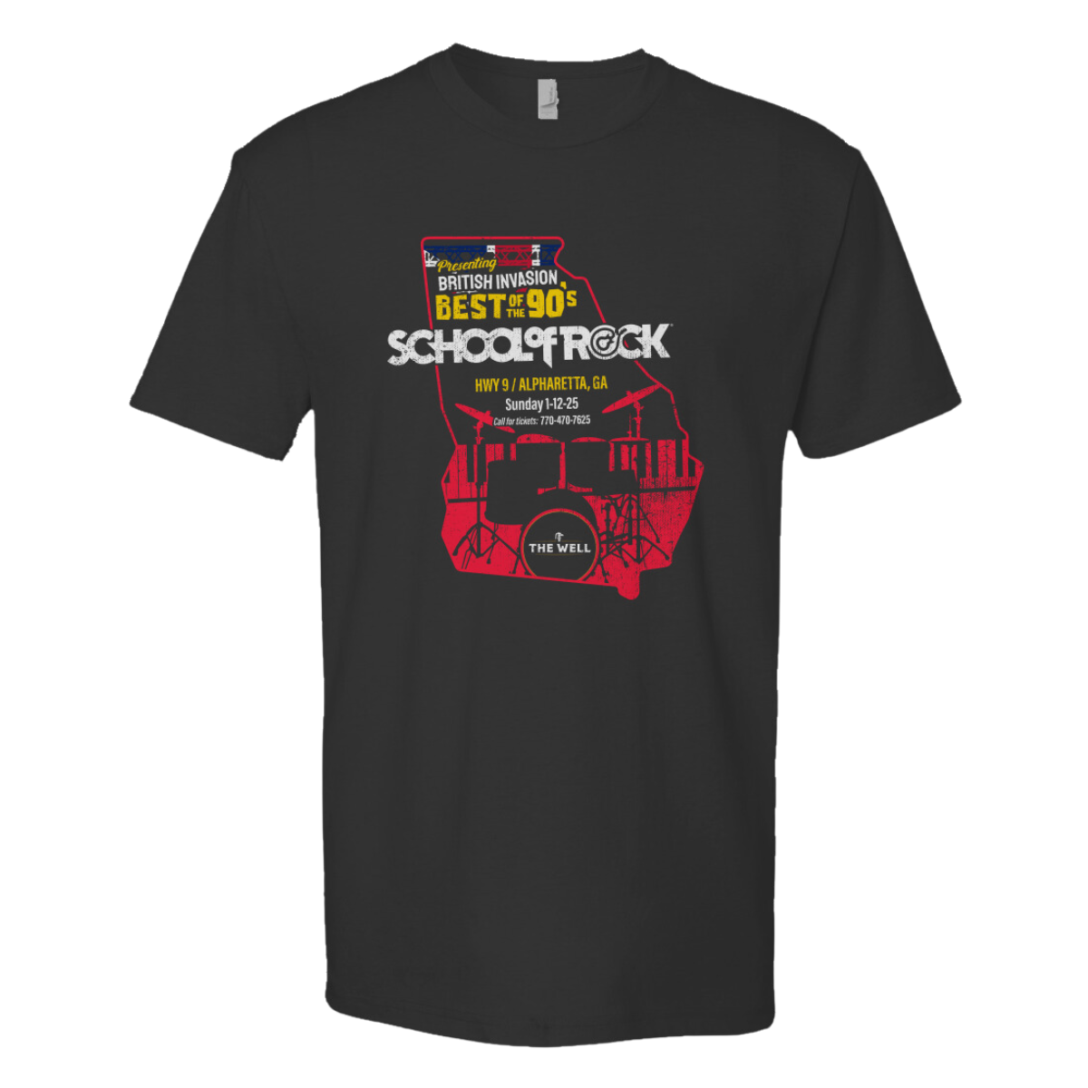 Adult School of Rock Next Level Cotton T-Shirt