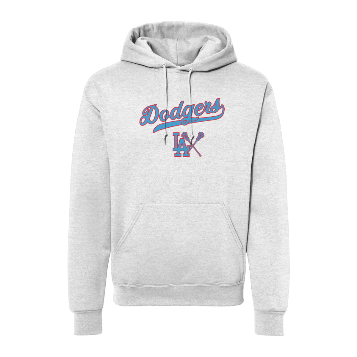 Adult Dodgers Jerzees Blend Hoodie