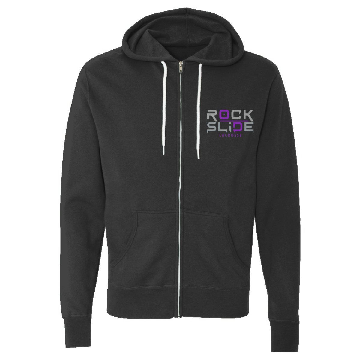 Adult Rockslide Lacrosse ITC Lightweight Full Zip Hoodie