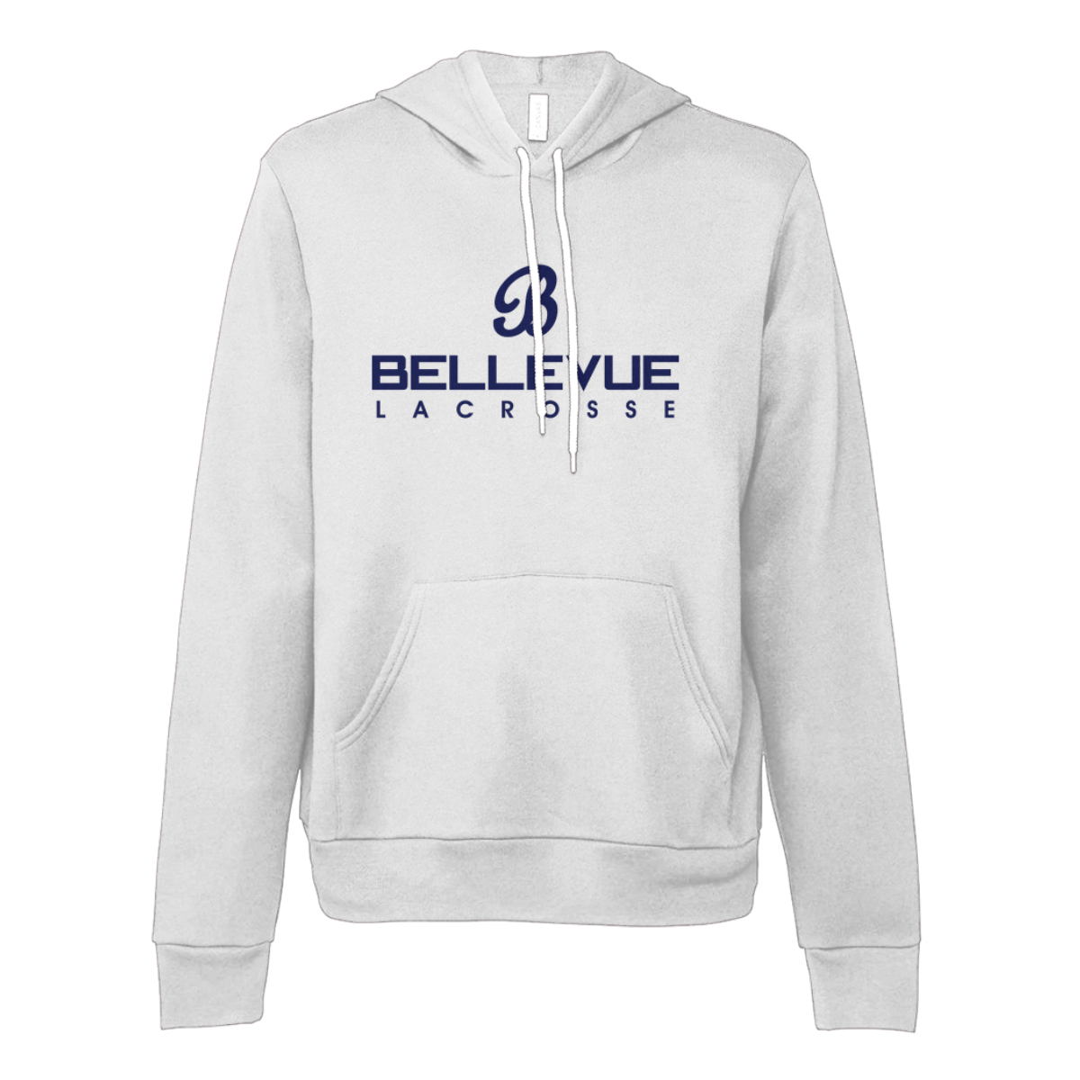 Adult Bellevue Lacrosse Bella + Canvas Sponge Fleece Hoodie