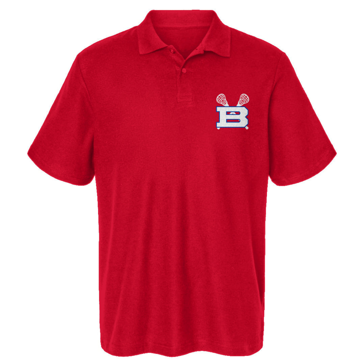 Adult Bartlett HS Lacrosse Pique Polo Shirt