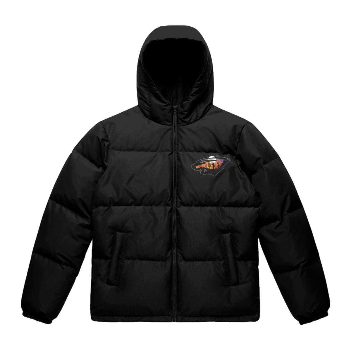 Adult WVW Lacrosse AS Colour Hooded Puffer Jacket
