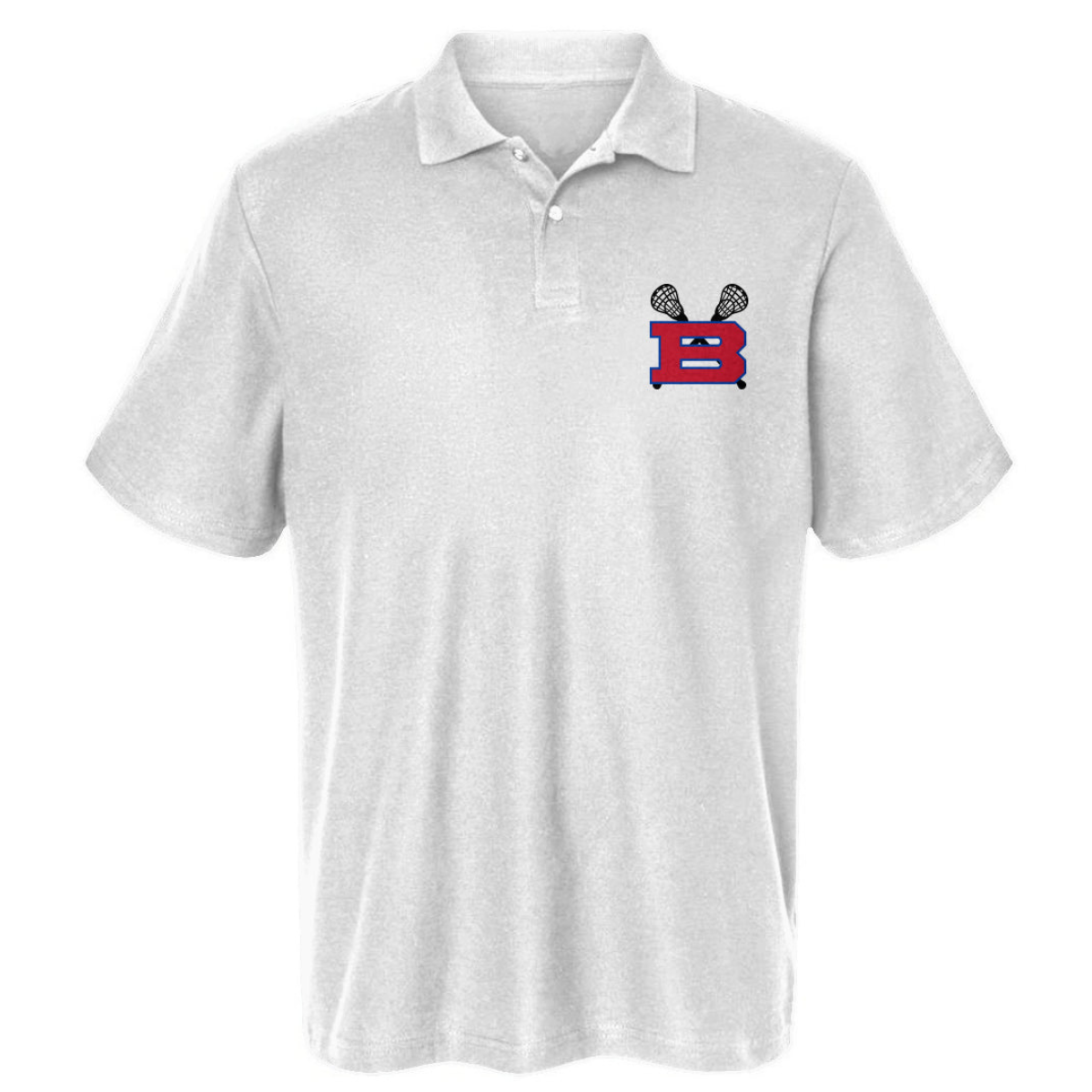 Adult Bartlett HS Lacrosse Pique Polo Shirt