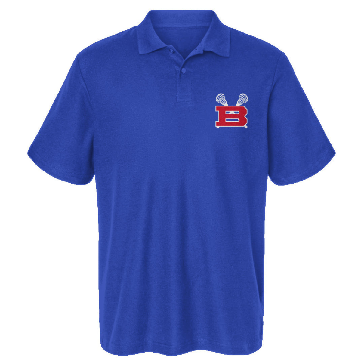 Adult Bartlett HS Lacrosse Pique Polo Shirt