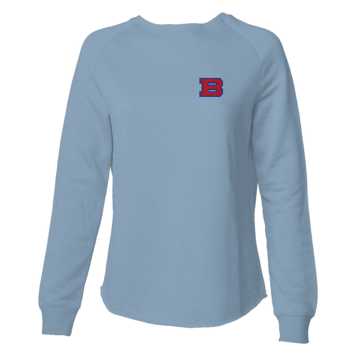 Women's Bartlett HS Lacrosse Wave Wash Crewneck Sweatshirt