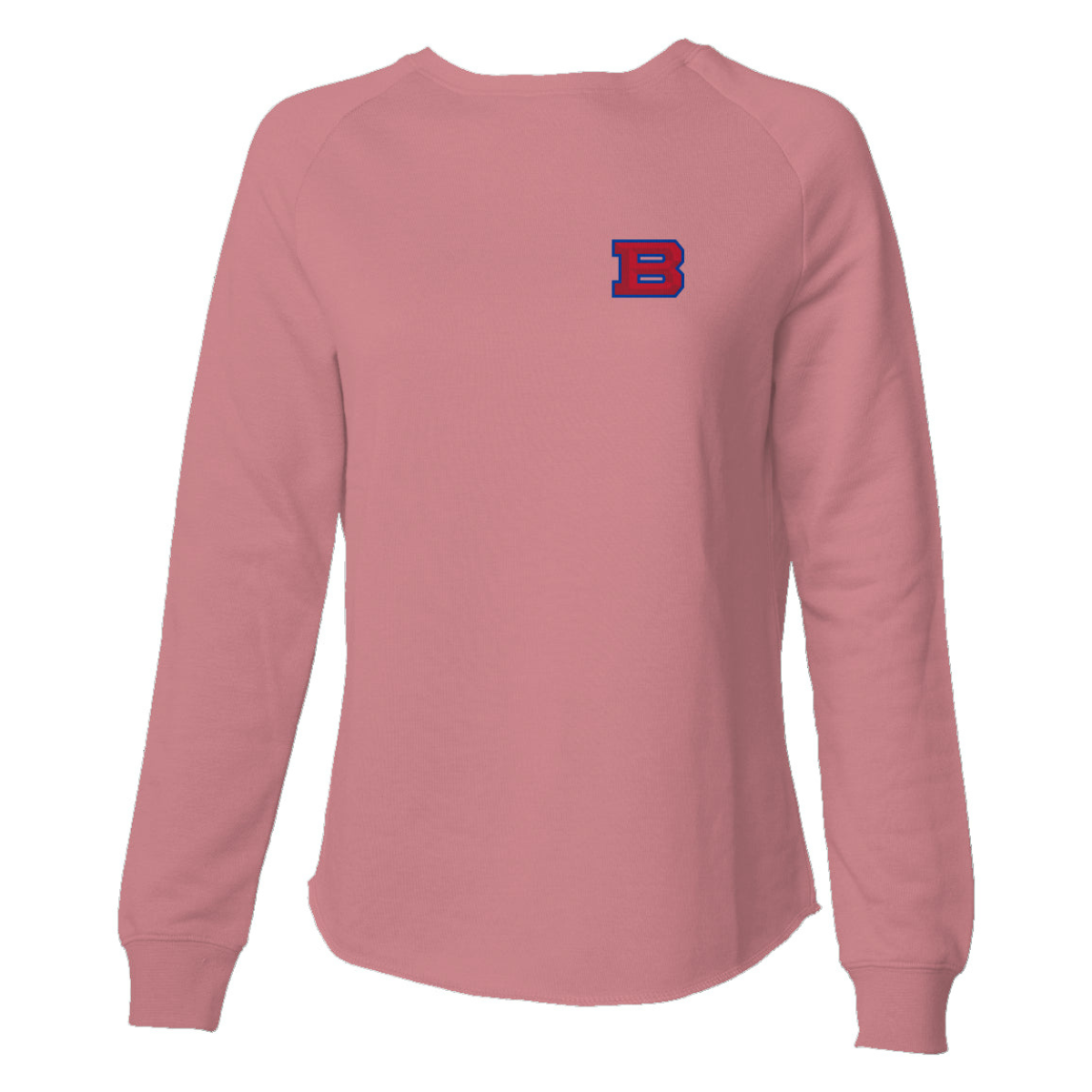 Women's Bartlett HS Lacrosse Wave Wash Crewneck Sweatshirt