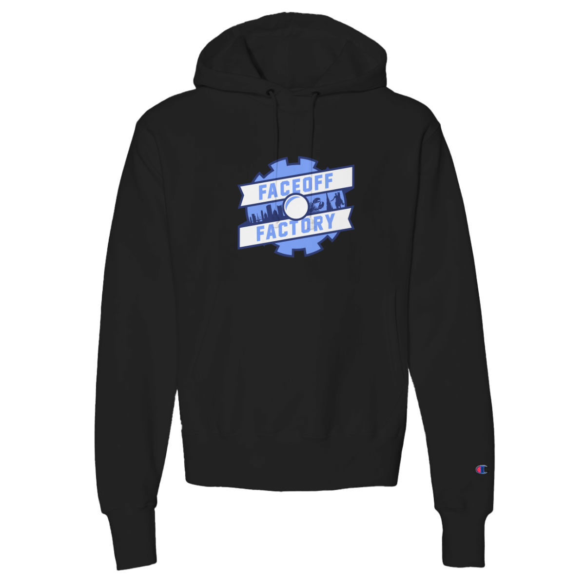 Adult Faceoff Factory Champion Reverse Weave Hoodie