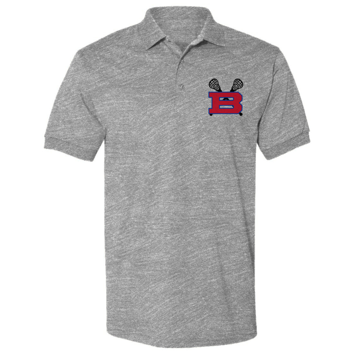 Adult Bartlett HS Lacrosse Gildan Dryblend Polo