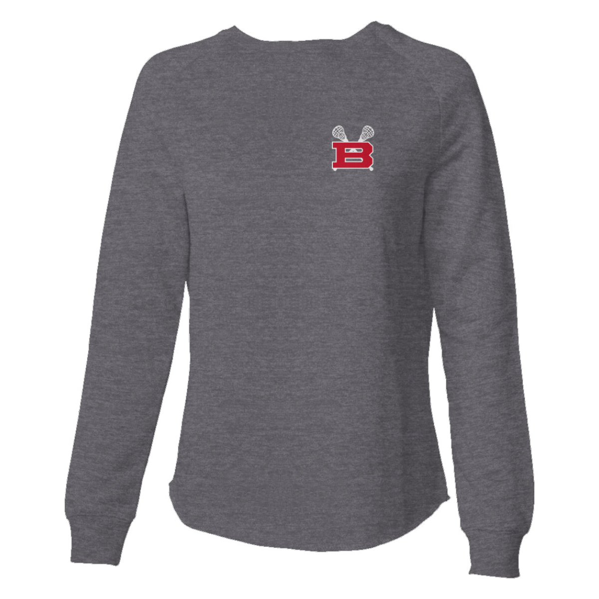 Women's Bartlett HS Lacrosse Wave Wash Crewneck Sweatshirt