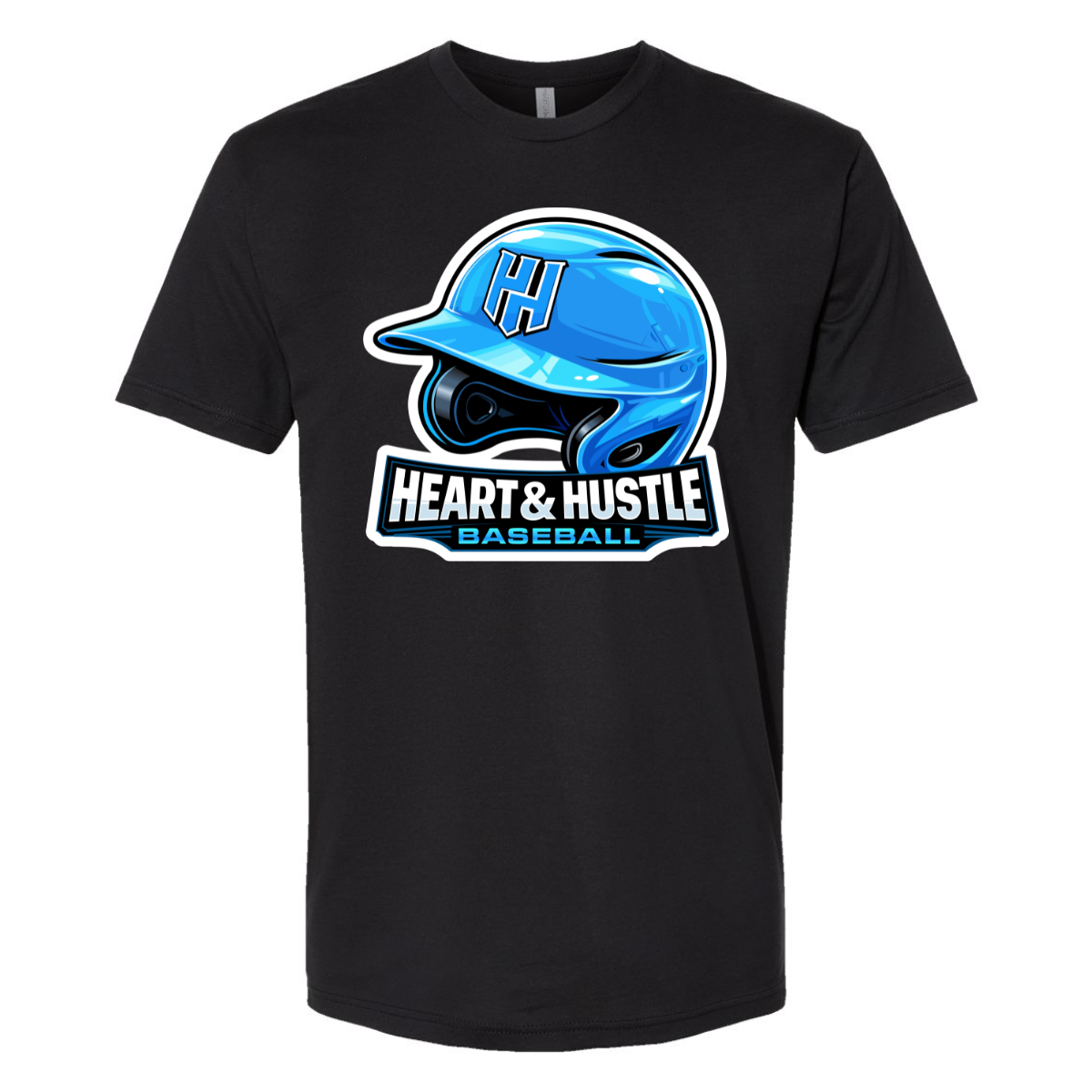 Adult Heart and Hustle Baseball Next Level Cotton T-Shirt