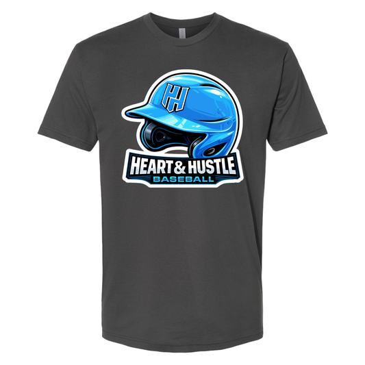 Adult Heart and Hustle Baseball Next Level Cotton T-Shirt