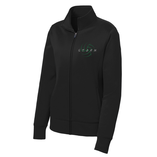 Women's Summit Volleyball Sport-Tek Fleece Full-Zip Jacket