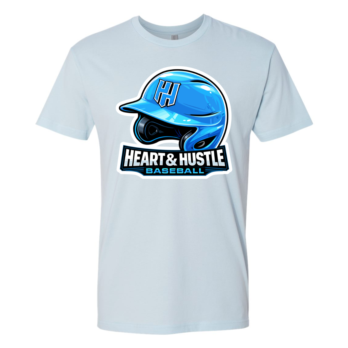 Adult Heart and Hustle Baseball Next Level Cotton T-Shirt