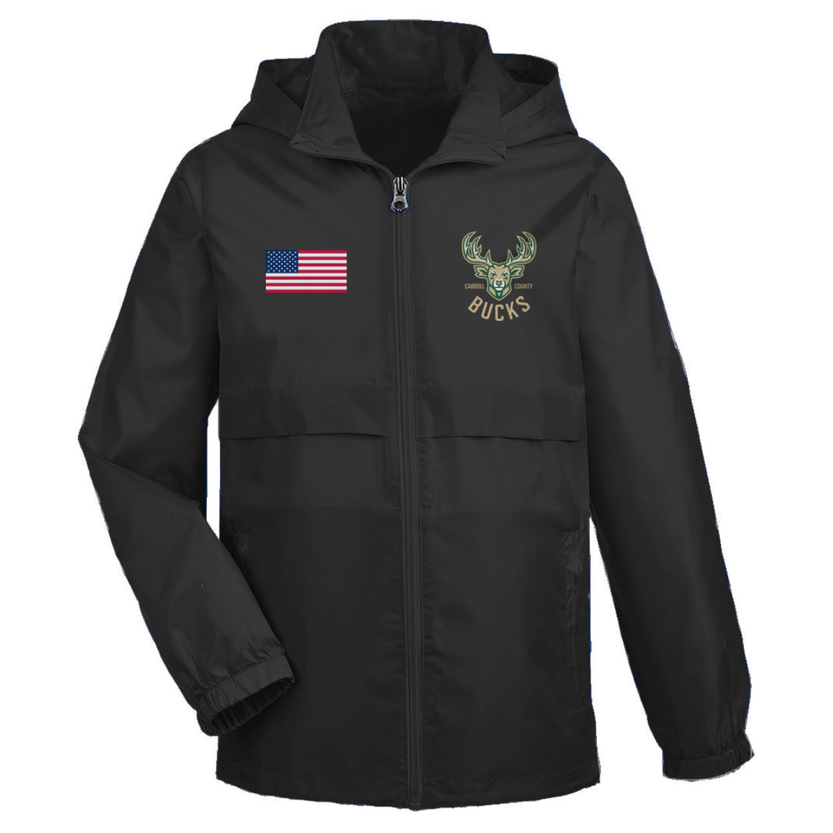 Youth CC Bucks Team 365 Lightweight Jacket