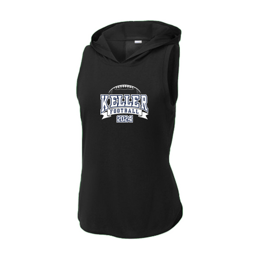 Women's Keller Football Sport-Tek Tri-Blend Hoodie Tank