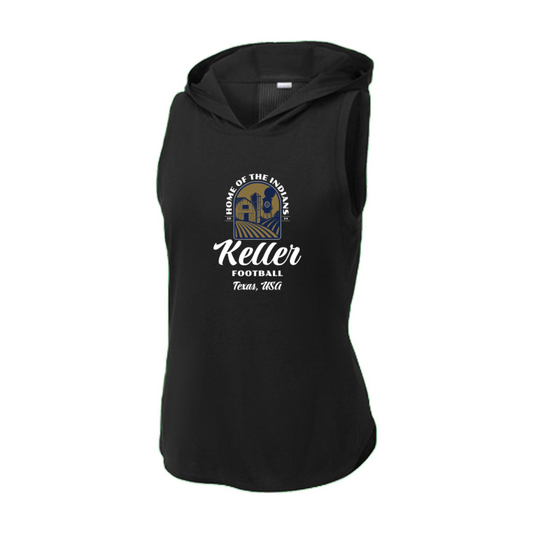 Women's Keller Football Sport-Tek Tri-Blend Hoodie Tank