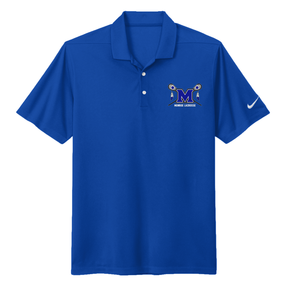 Adult Braves Nike Dri-FIT Micro Pique 2.0 Polo