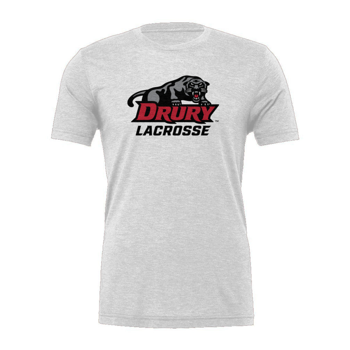 Adult Drury Lacrosse Bella + Canvas Tri-Blend T-Shirt