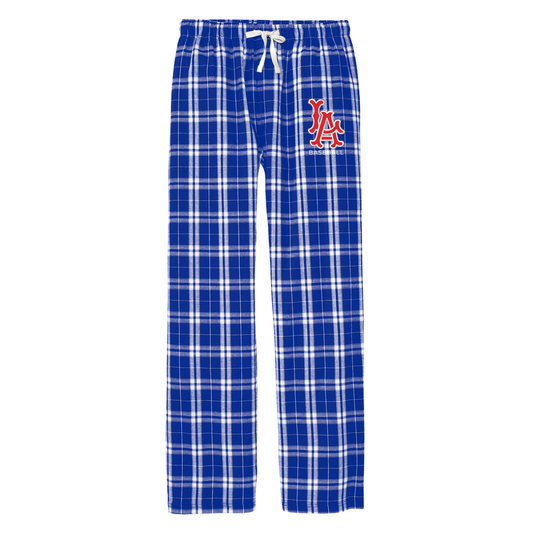 Adult Los Alamitos Baseball District Flannel Plaid Pant