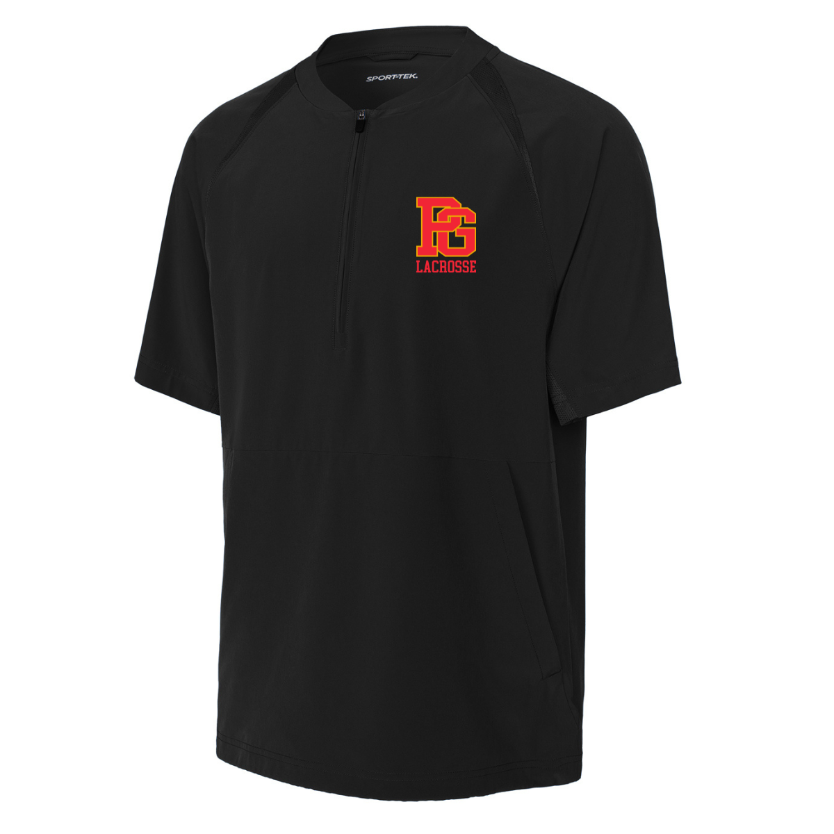 Adult PGHS Lacrosse Sport-Tek 1/2 Zip Short Sleeve Jacket