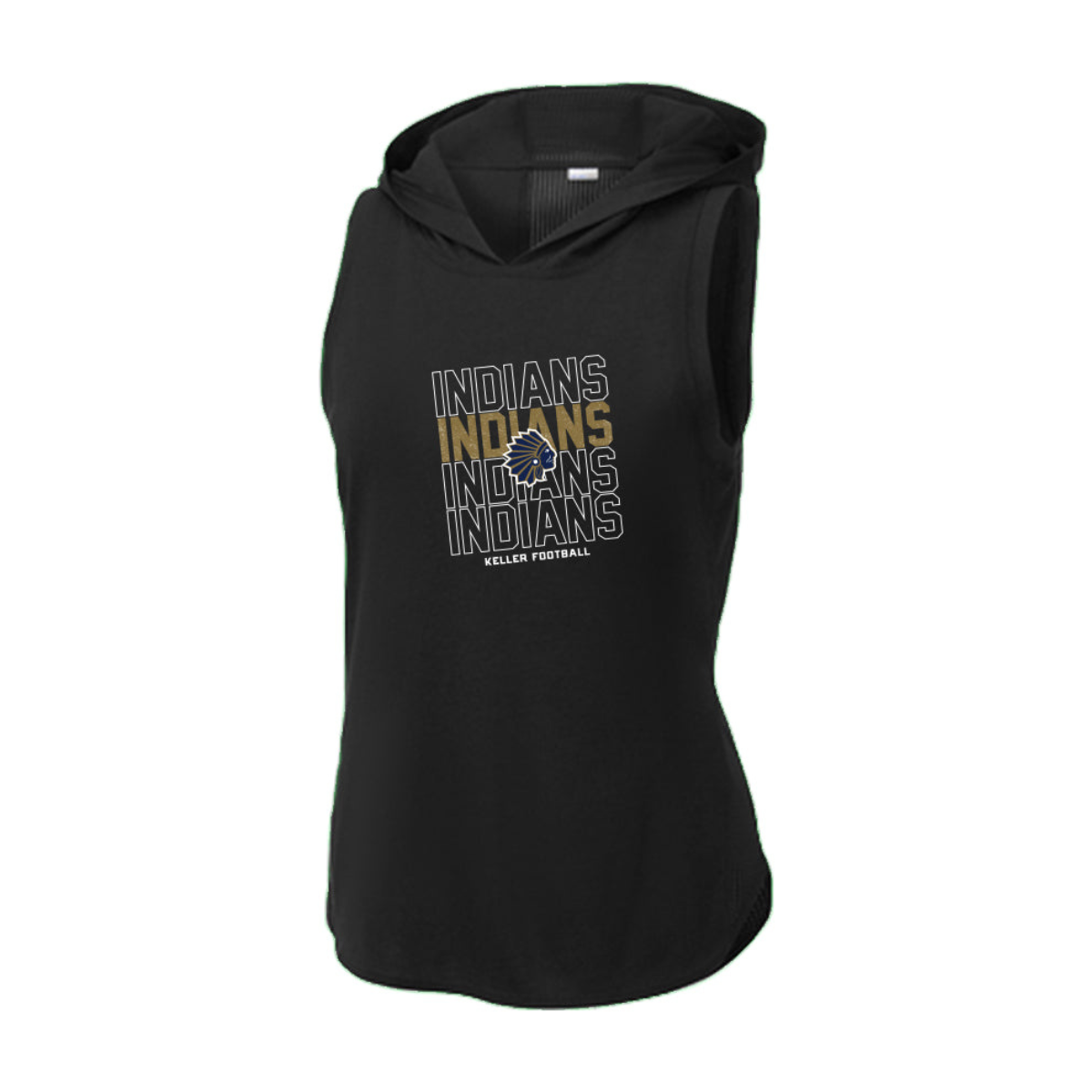 Women's Keller Football Sport-Tek Tri-Blend Hoodie Tank
