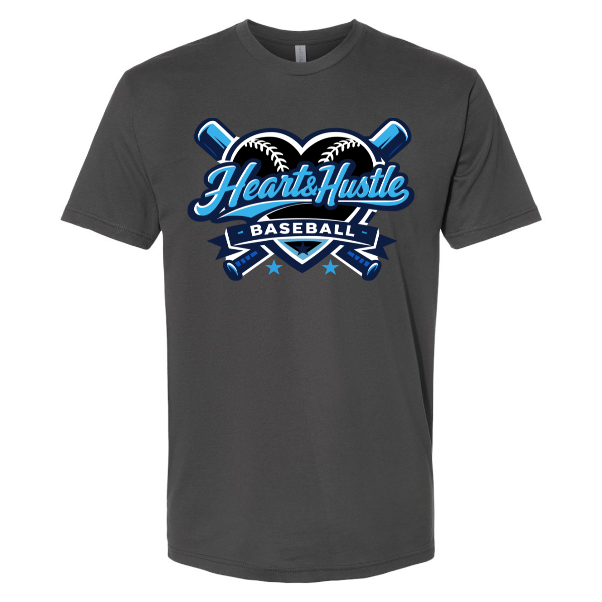 Adult Heart and Hustle Baseball Next Level Cotton T-Shirt