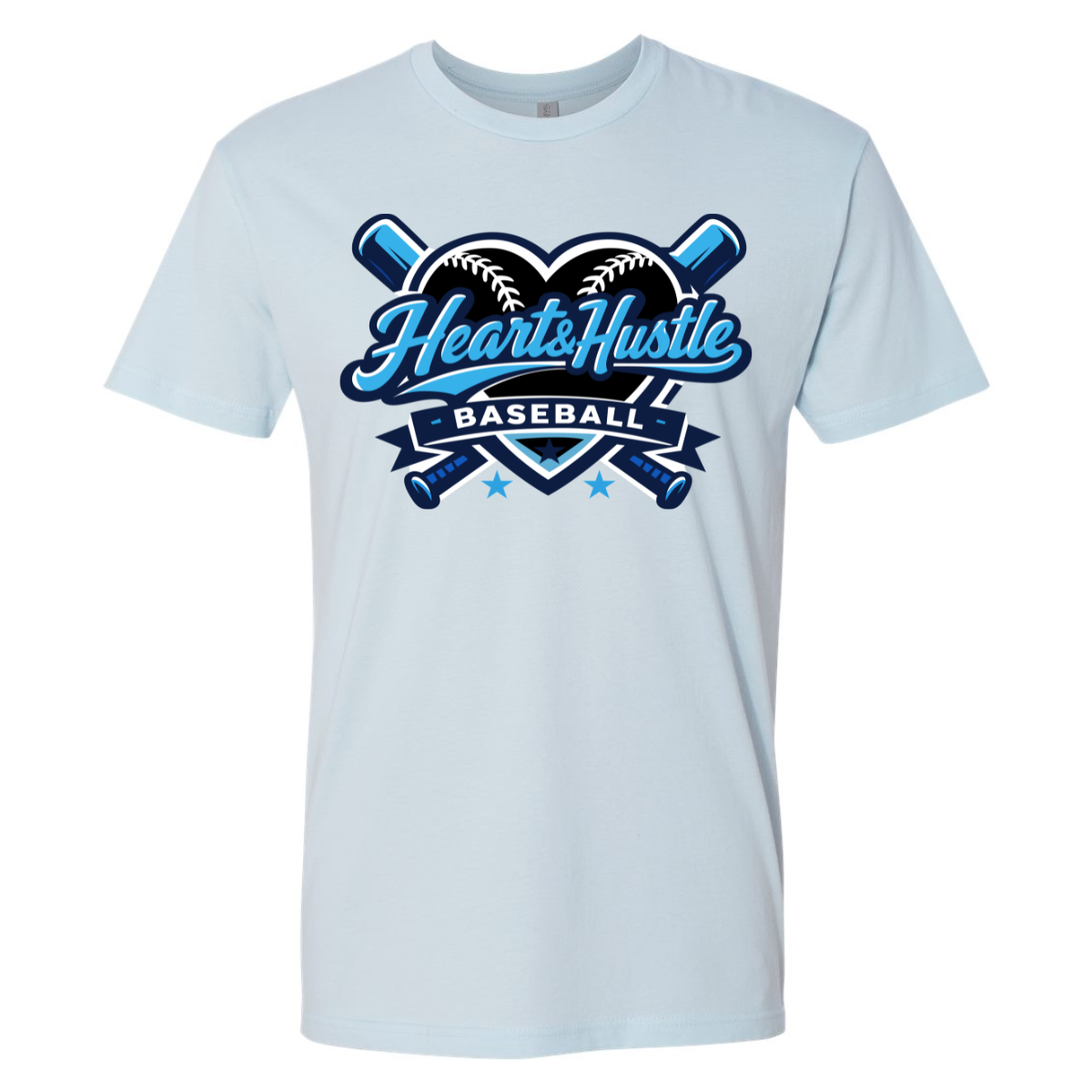 Adult Heart and Hustle Baseball Next Level Cotton T-Shirt