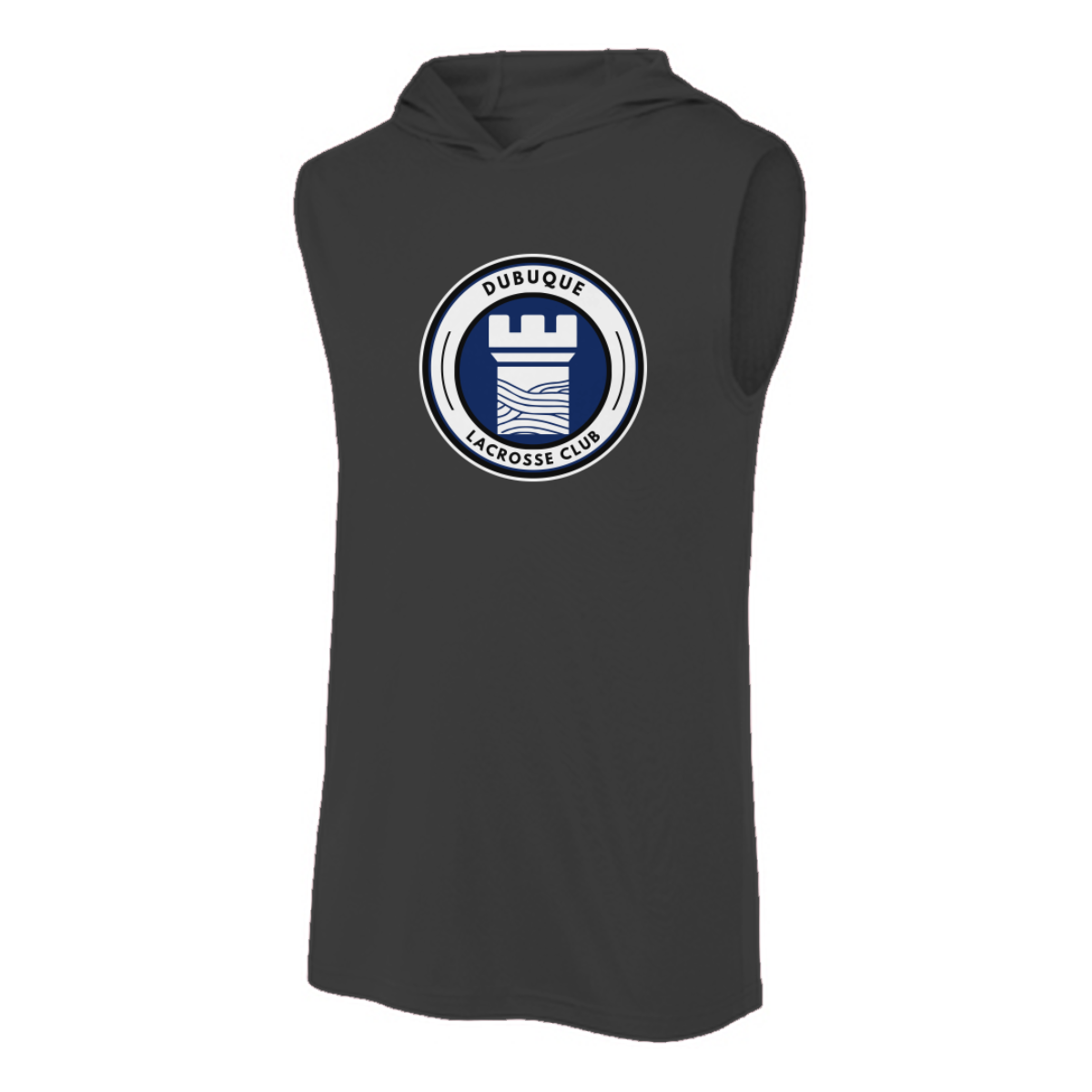 Adult Dubuque Lacrosse Club Sleeveless Hoodie