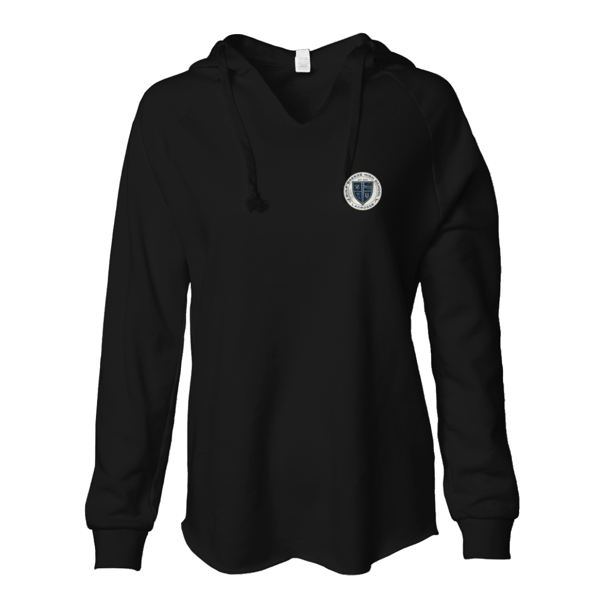 Womens GBHS Lacrosse Lightweight Wash Hoodie